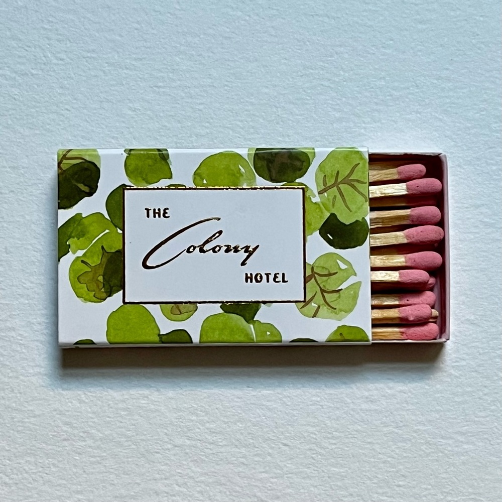 The Colony Hotel Matchbook